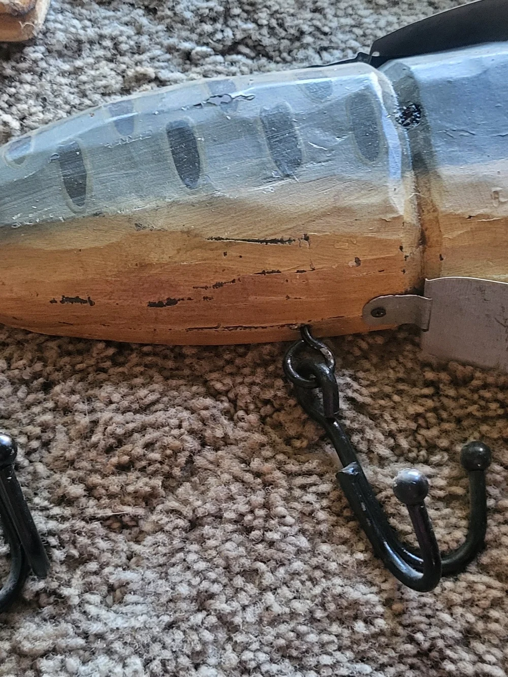 Lot Of 7 Rustic Fishing Decore